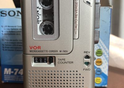 2001 Sony Microcassette-corder M-740V - IMG_1516